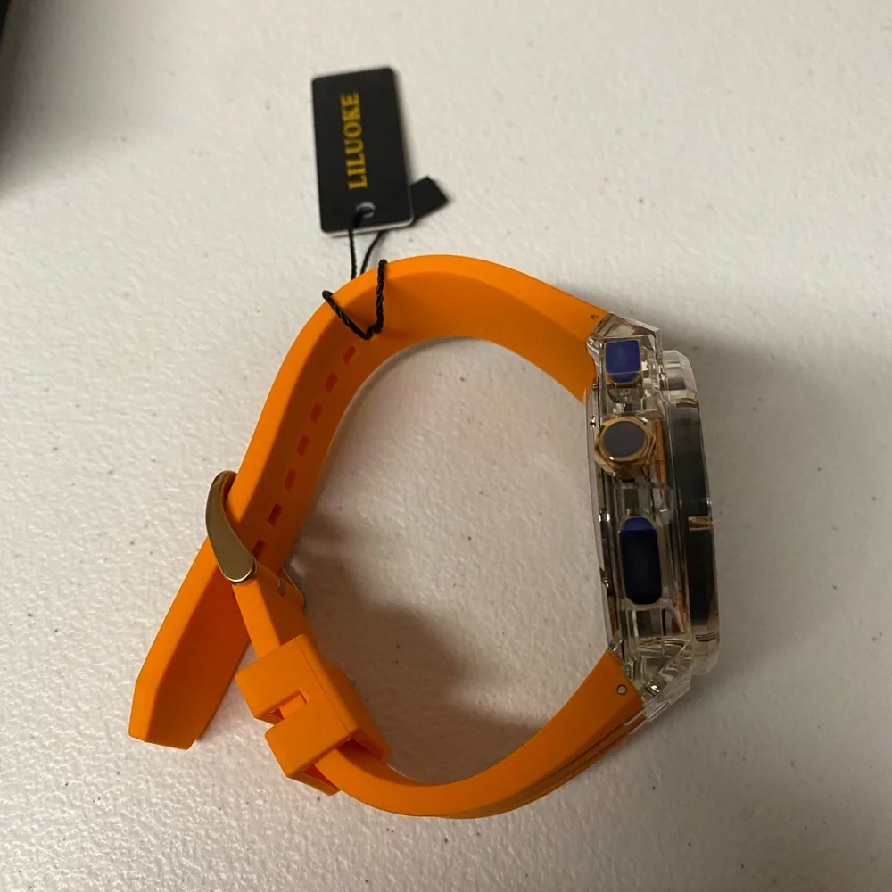 Lilu Smartwatch in Bold Orange and Black